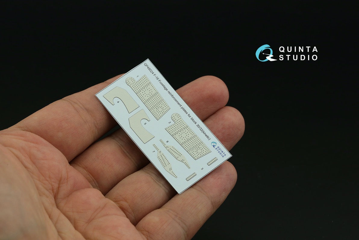 Quinta Studio QP48024 1:48 F-16C/D Block 30/32 Reinforcement Plates