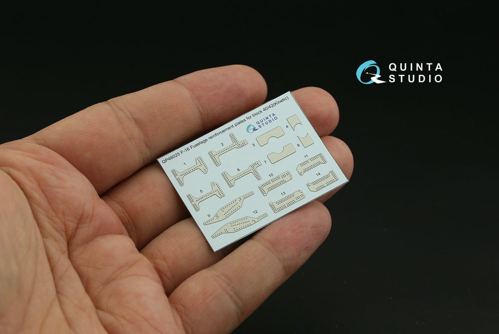 Quinta Studio QP48025 1:48 F-16C/D Block 30/32 Reinforcement Plates