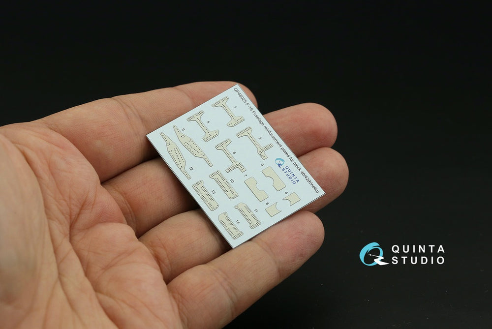 Quinta Studio QP48025 1:48 F-16C/D Block 30/32 Reinforcement Plates