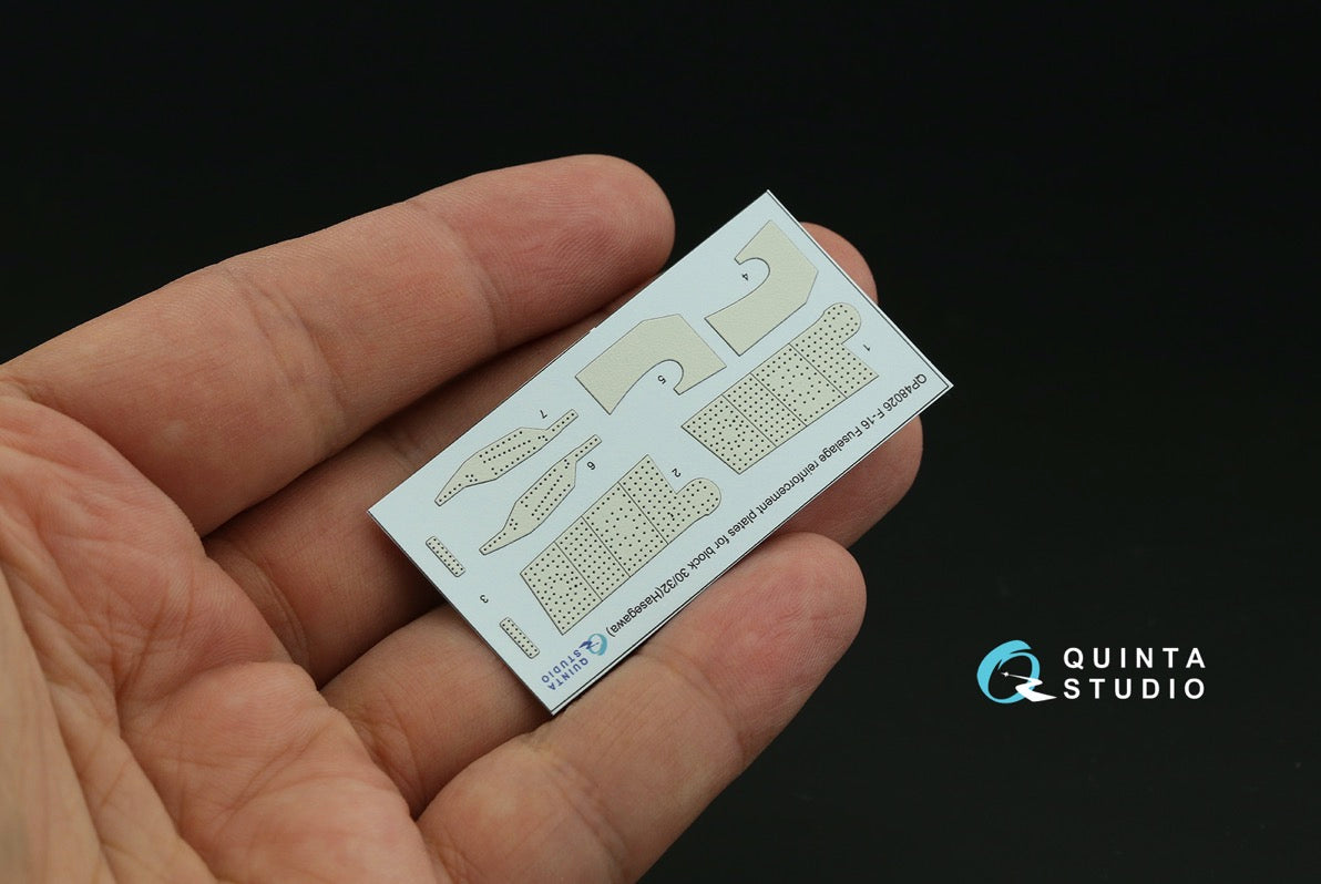Quinta Studio QP48026 1:48 F-16C/D Block 30/32 Reinforcement Plates