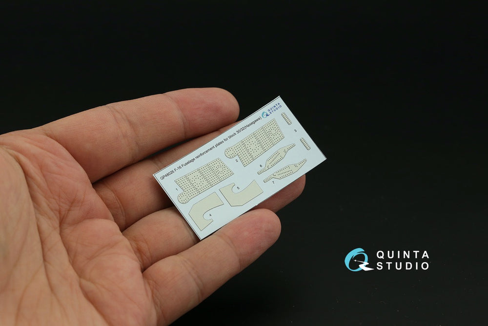 Quinta Studio QP48026 1:48 F-16C/D Block 30/32 Reinforcement Plates