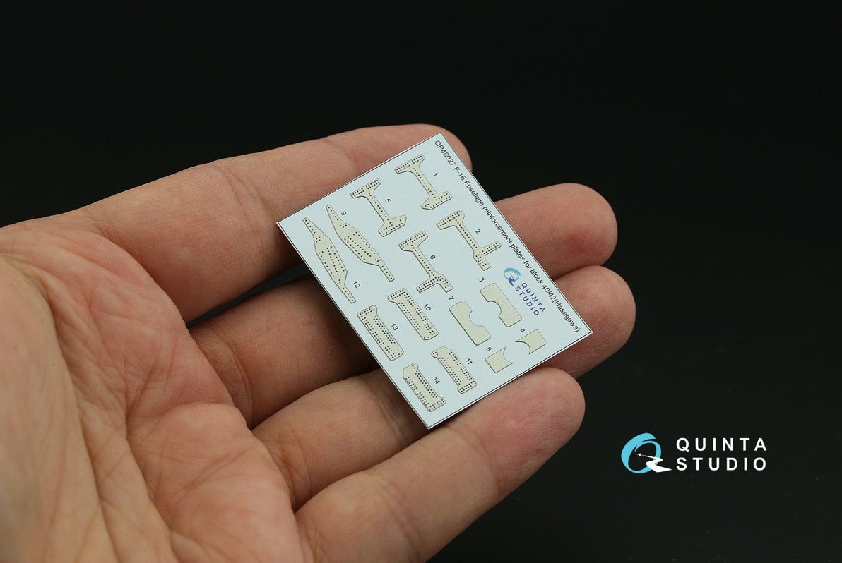 Quinta Studio QP48027 1:48 F-16C/D Block 40/42 Reinforcement Plates