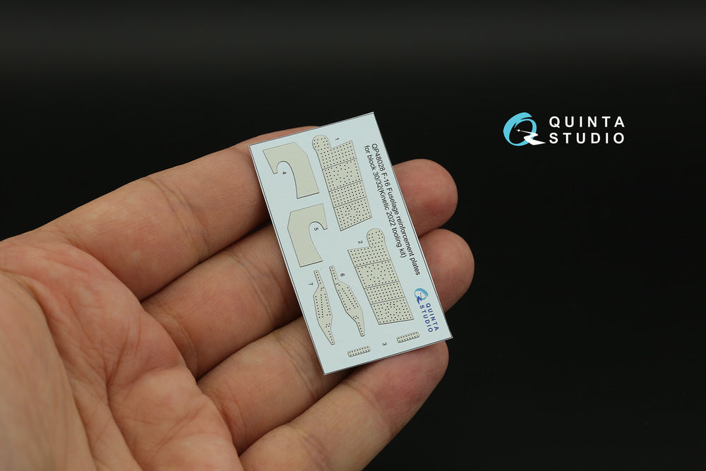 Quinta Studio QP48028 1:48 F-16C block 30/32 reinforcement plates