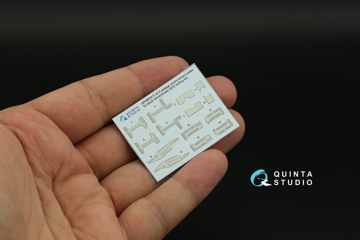 Quinta Studio QP48029 1:48 F-16C block 40/42 reinforcement plates
