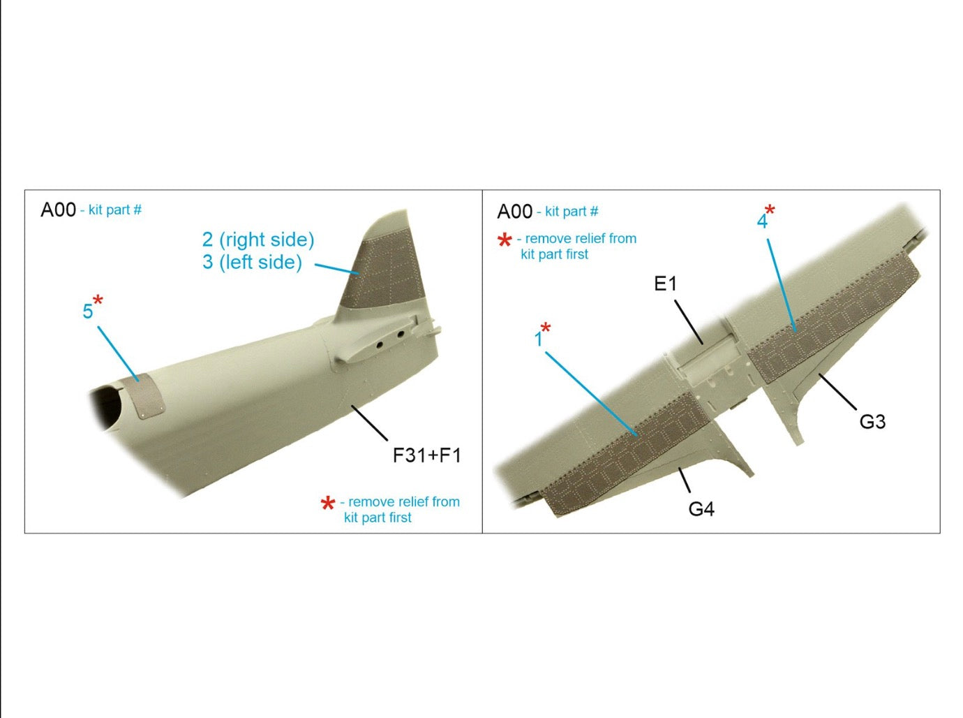 Quinta Studio QP48031 1:48 Yakovlev Yak-9T Flaps and panels
