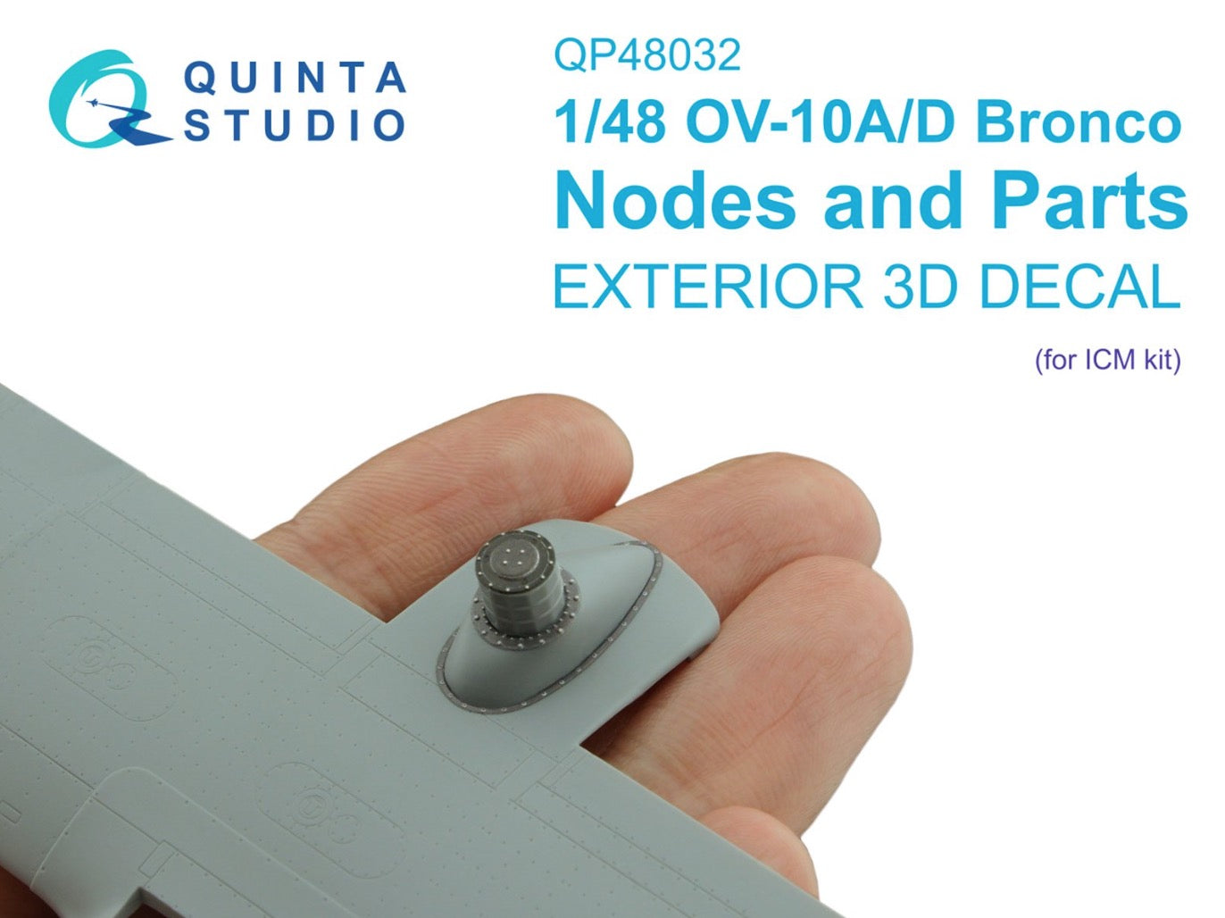 Quinta Studio QP48032 1:48 OV-10A/D Bronco Nodes and Parts