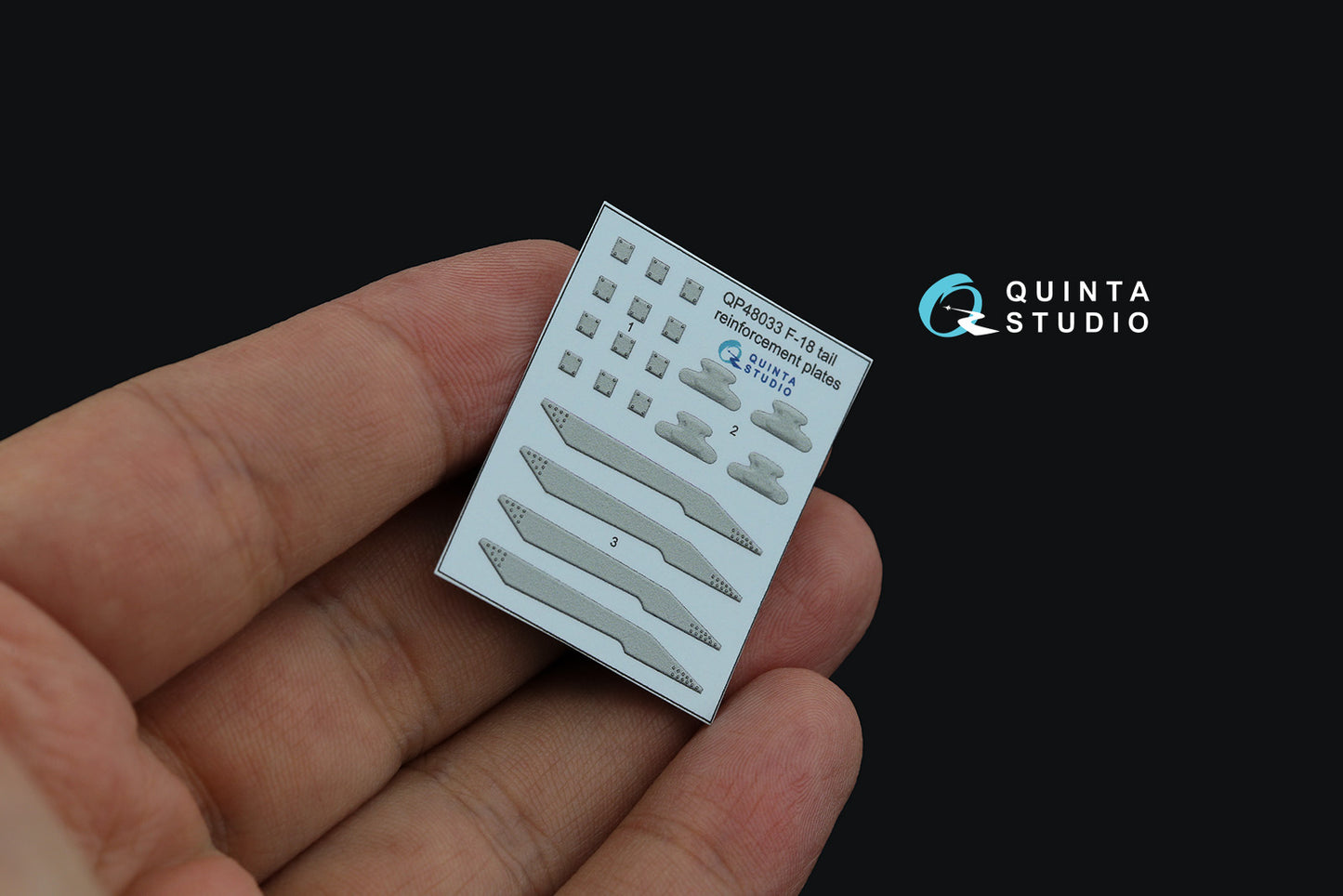 Quinta Studio QP48033 1:48 F/A-18 tail reinforcement plates