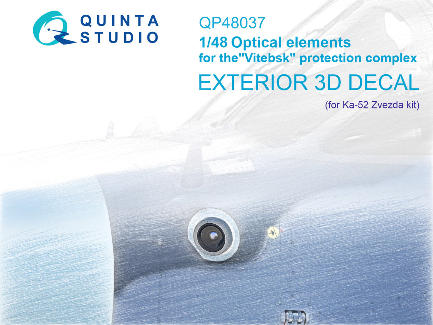 Quinta Studio QP48037 1:48 Ka-52 Vitebsk Protection Optical Elements