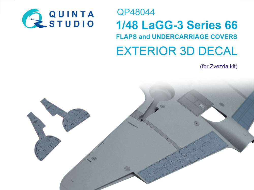 Quinta Studio QP48044 1:48 Lavochkin LaGG-3 Series 66 Flaps & Covers
