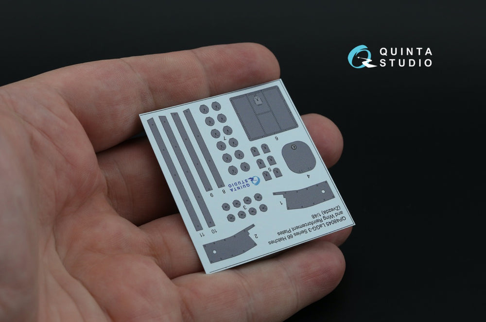 Quinta Studio QP48045 1:48 Lavochkin LaGG-3 series 66 Hatches and Wing Panels