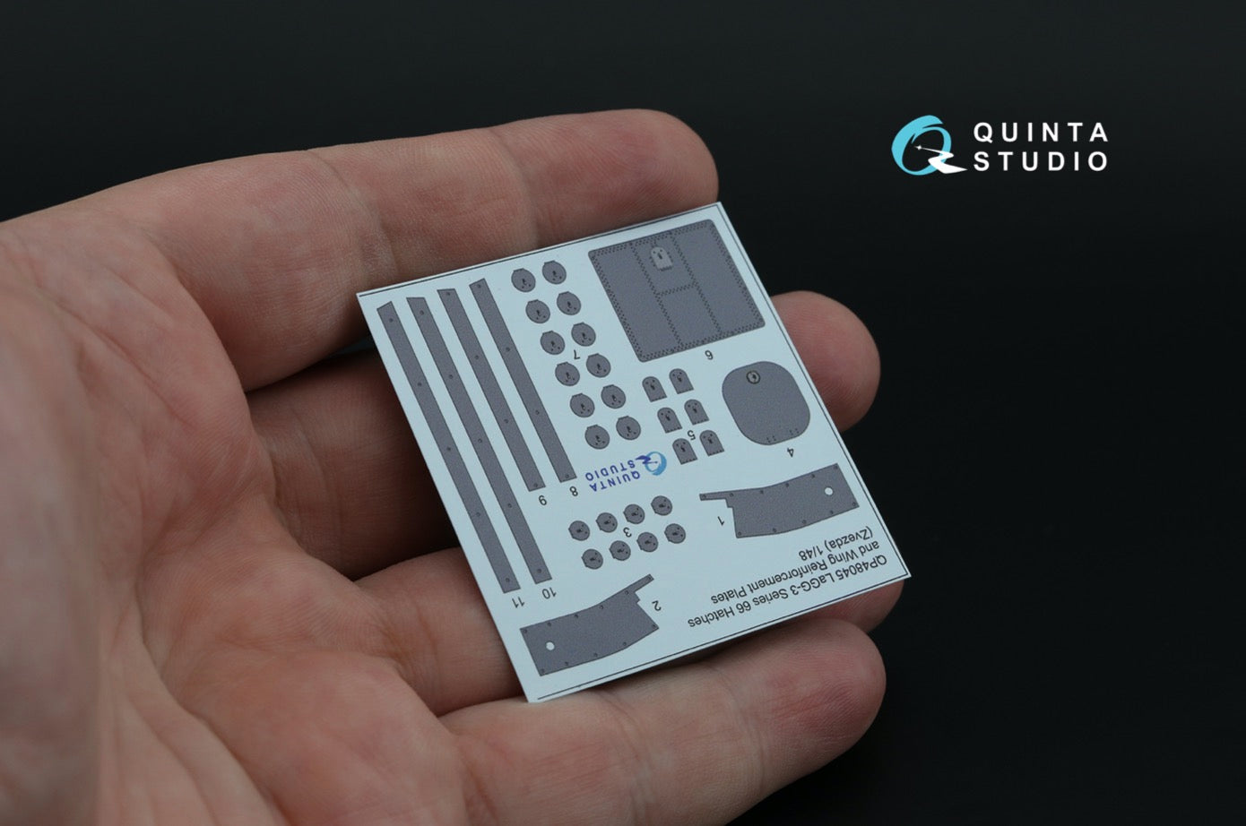 Quinta Studio QP48045 1:48 Lavochkin LaGG-3 series 66 Hatches and Wing Panels