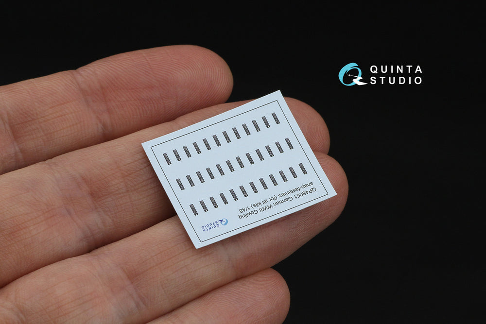 Quinta Studio QP48051 1:48 German WWII Cowling Snap-Fasteners