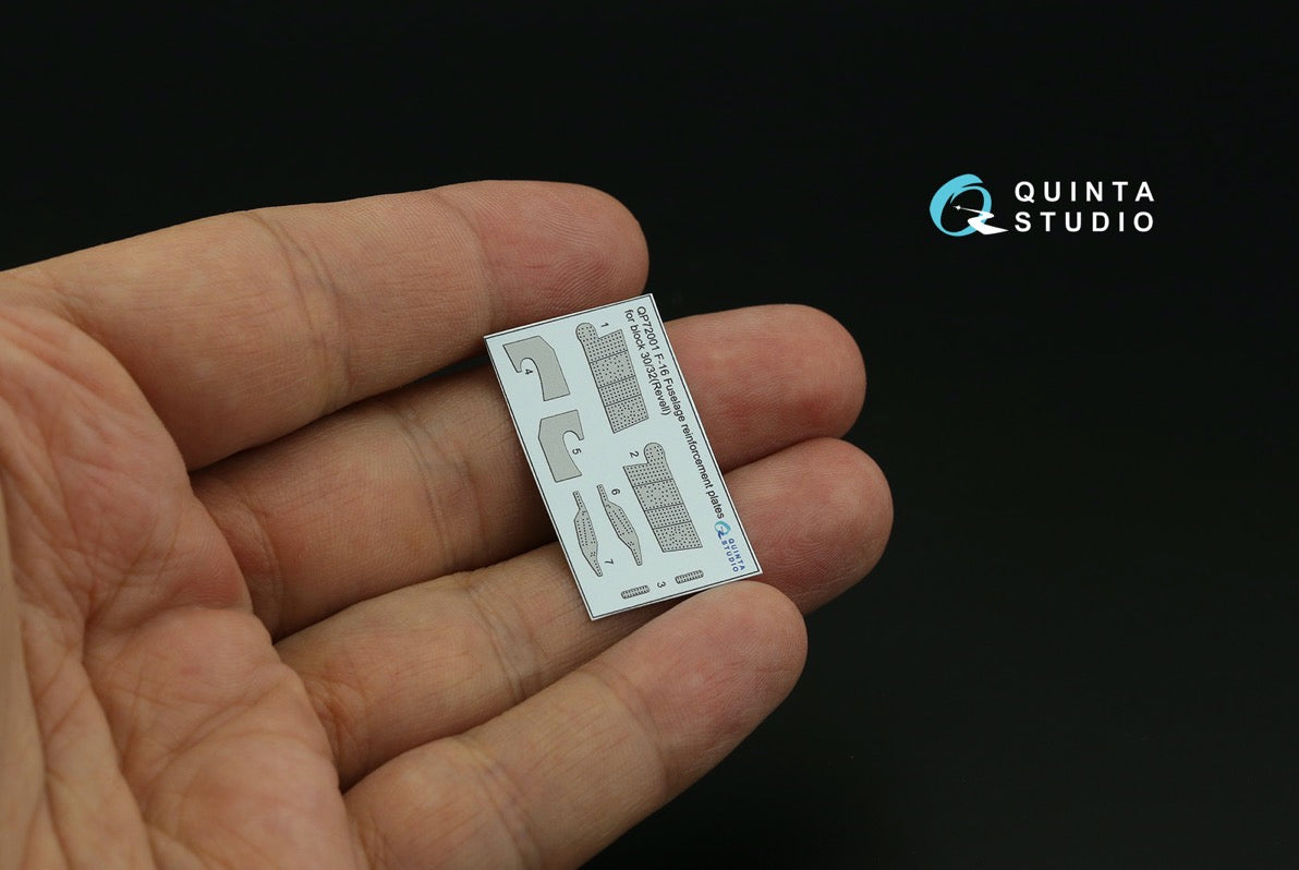 Quinta Studio QP72001 1:72 F-16C block 30/32 reinforcement plates