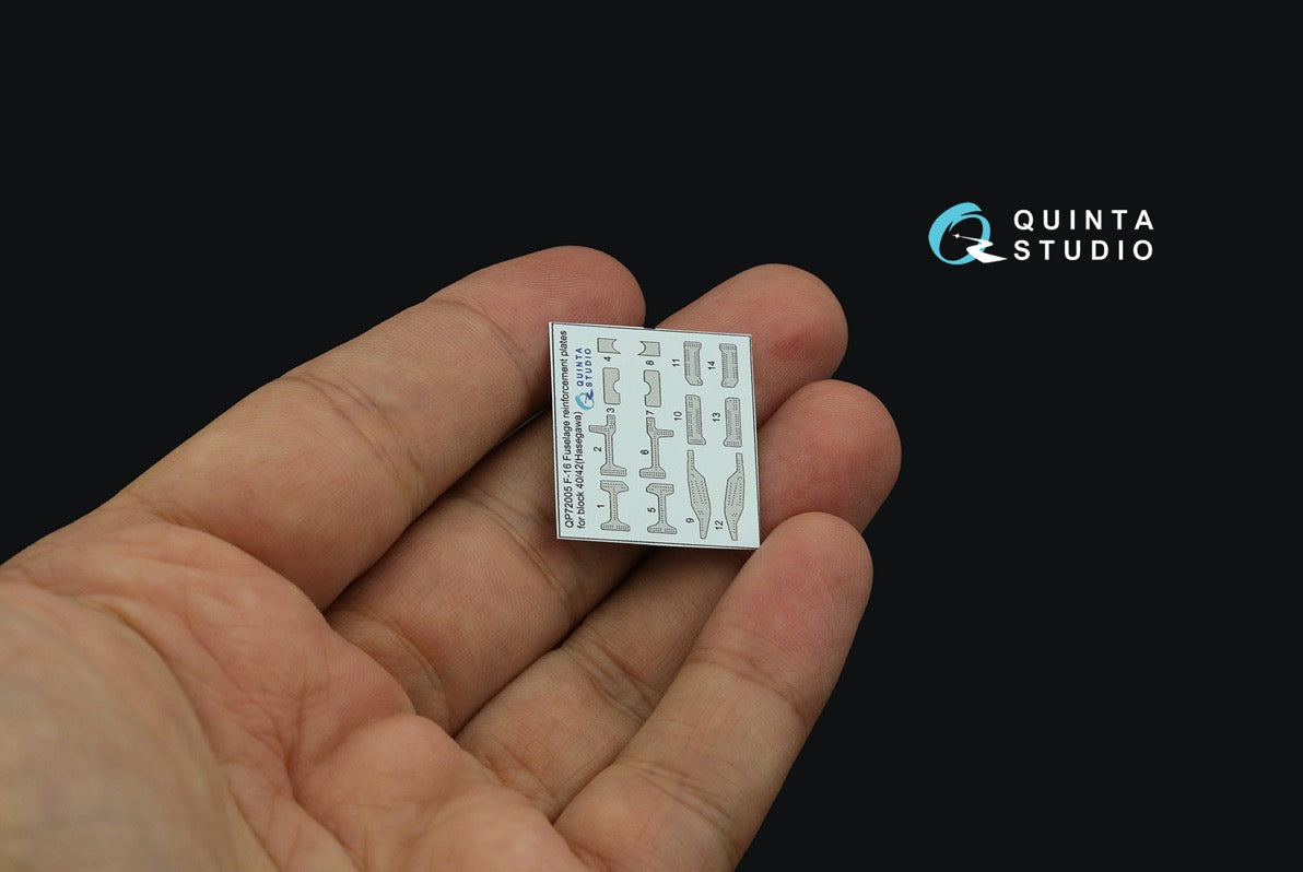 Quinta Studio QP72005 1:72 F-16C/D Block 40/42 Reinforcement Plates