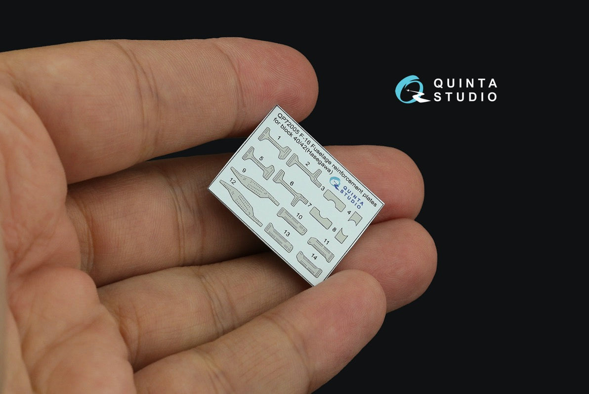 Quinta Studio QP72005 1:72 F-16C/D Block 40/42 Reinforcement Plates
