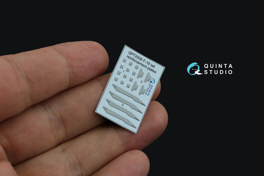 Quinta Studio QP72006 1:72 F/A-18A/B/C/D Tail Reinforcement Plates