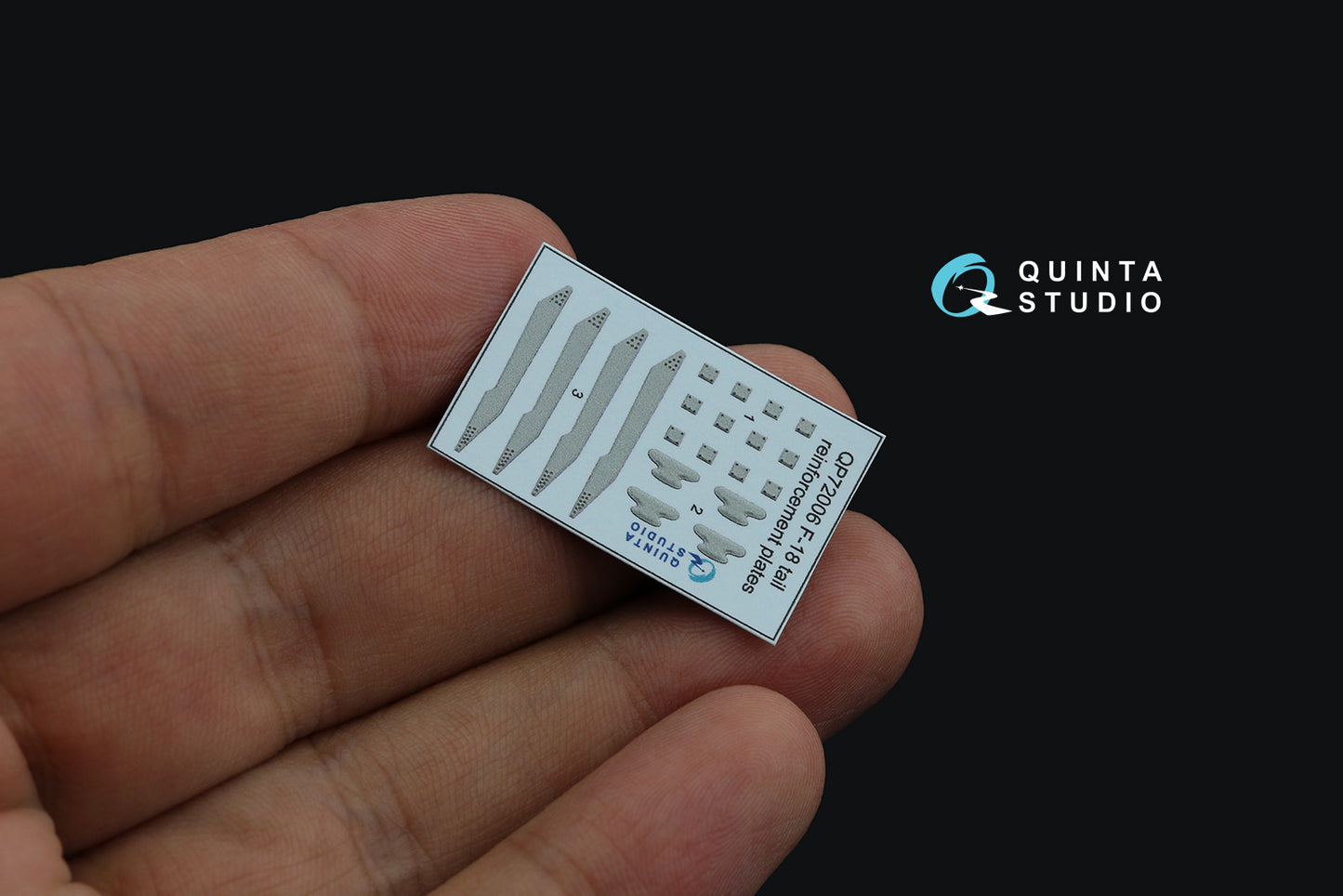 Quinta Studio QP72006 1:72 F/A-18A/B/C/D Tail Reinforcement Plates