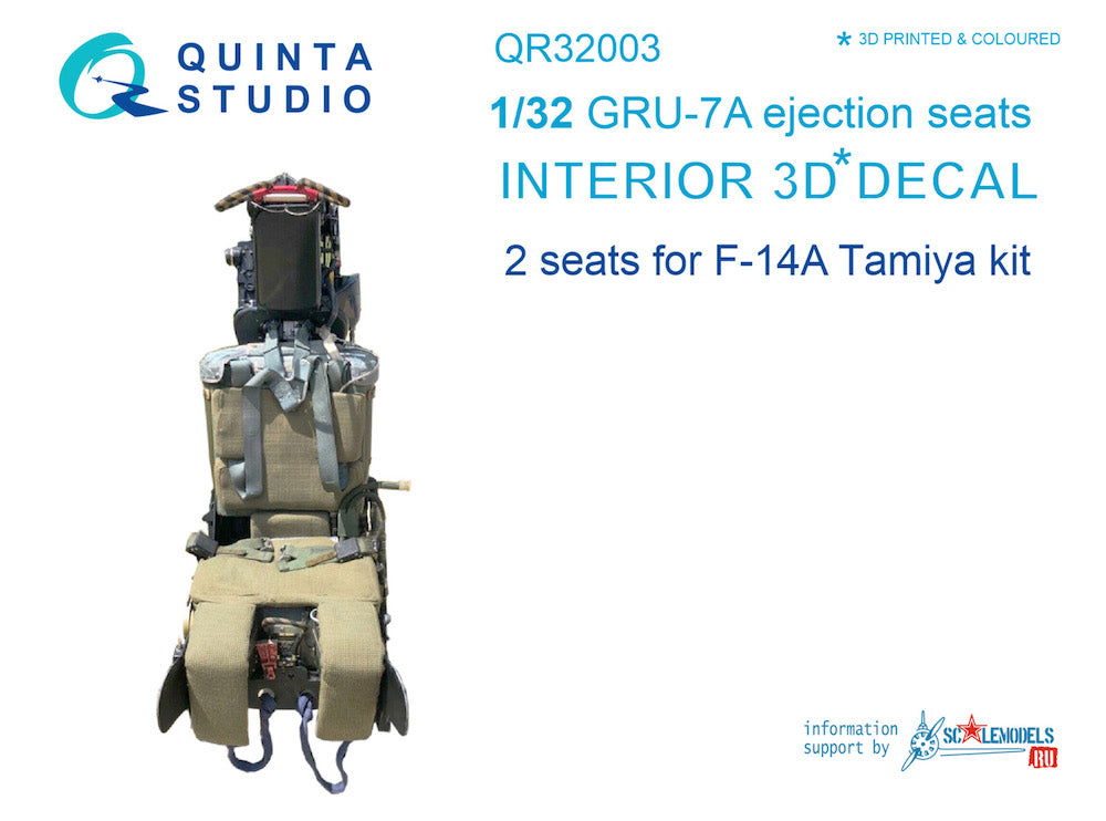 Quinta Studio QR32003 1:32 GRU-7A Ejection Seats x2 F-14A Tomcat
