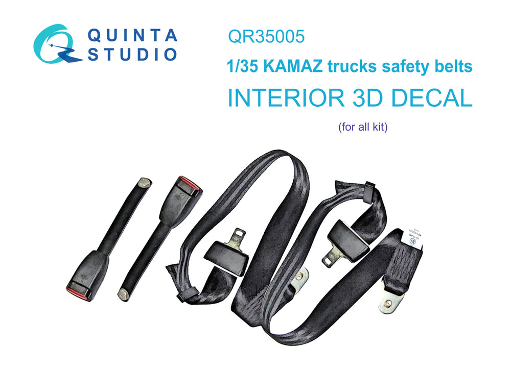 Quinta Studio QR35005 1:35 Soviet KamAZ-5350 trucks safety belts