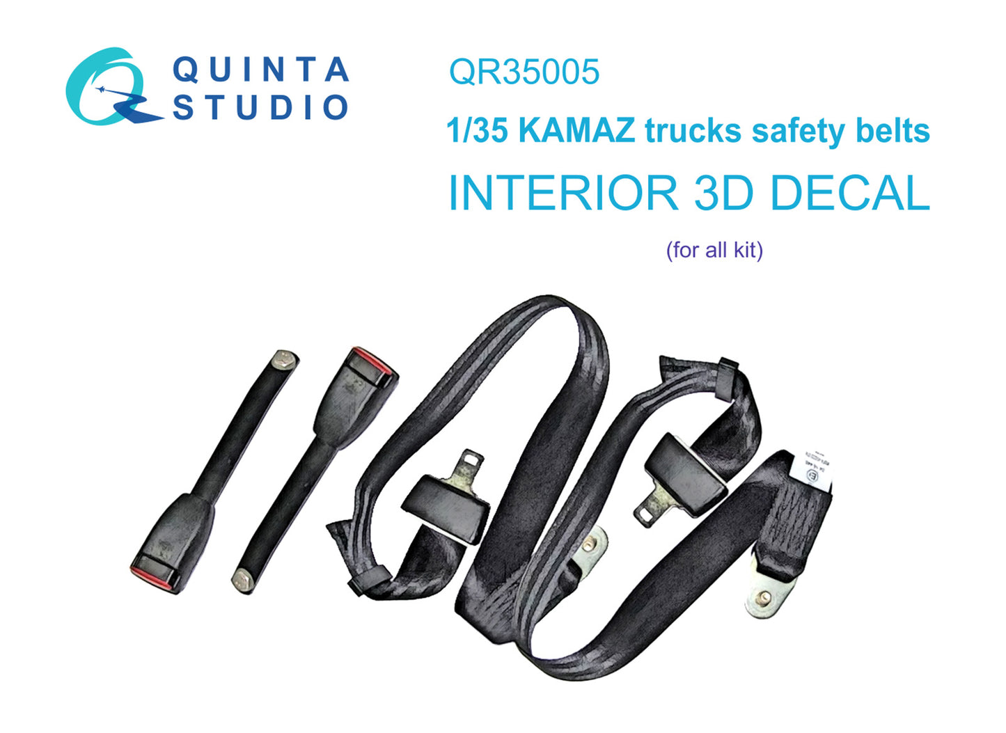 Quinta Studio QR35005 1:35 Soviet KamAZ-5350 trucks safety belts
