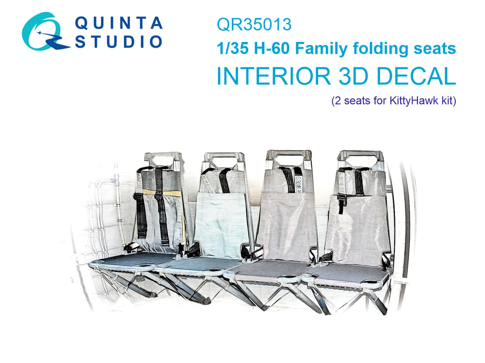 Quinta Studio QR35013 1:35 Sikorsky H-60 Family folding seats