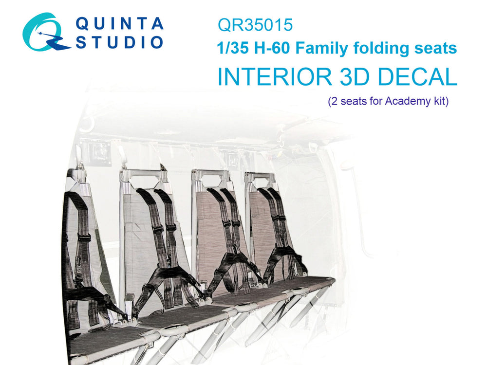 Quinta Studio QR35015 1:35 Sikorsky H-60 Family folding seats