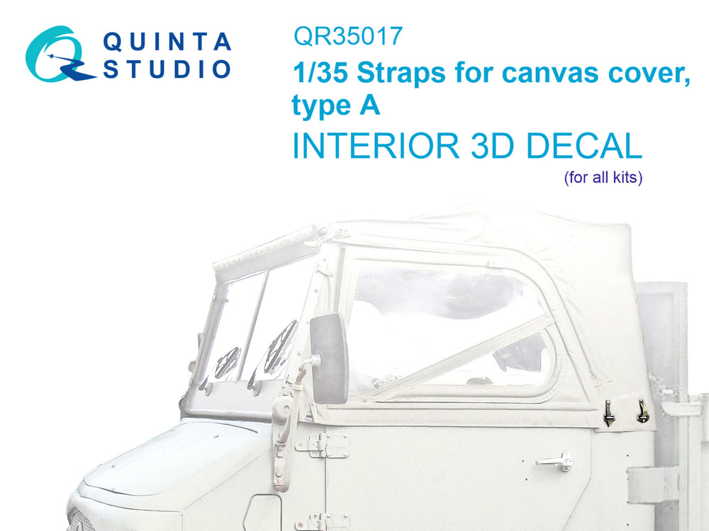 Quinta Studio QR35017 1:35 Straps for canvas cover, type A