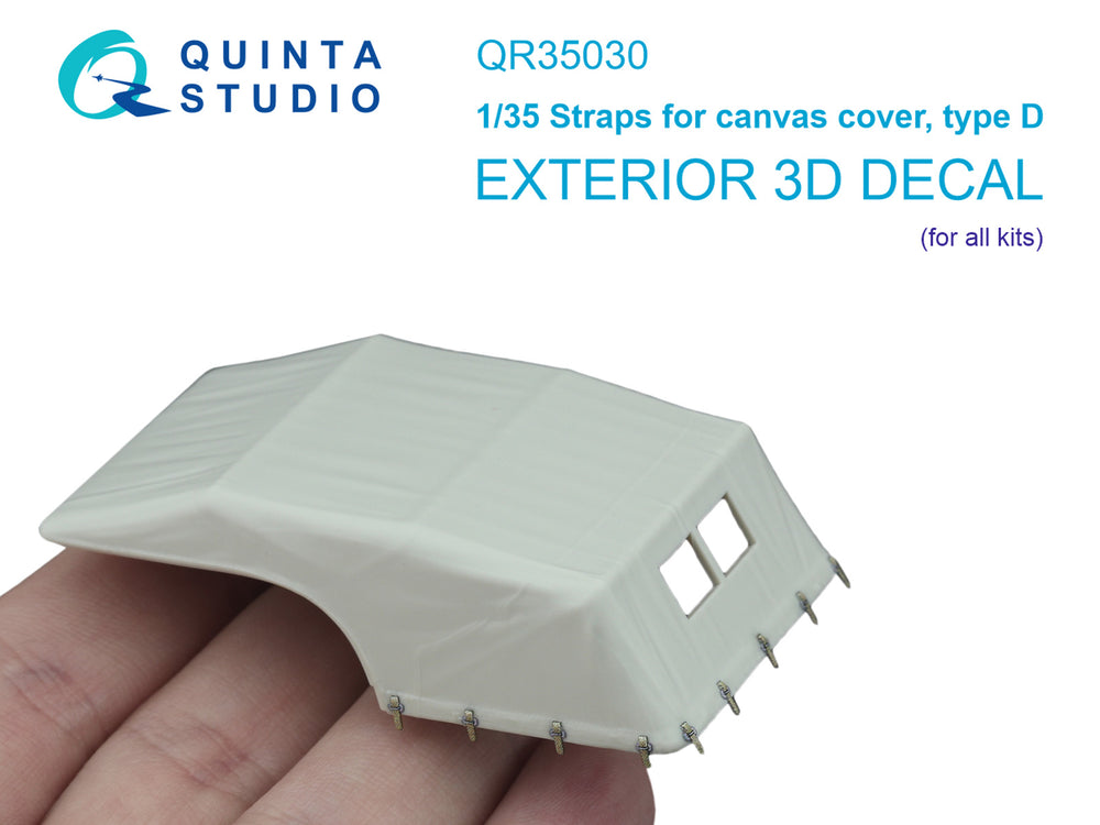 Quinta Studio QR35030 1:35 Straps for cancas cover, type D