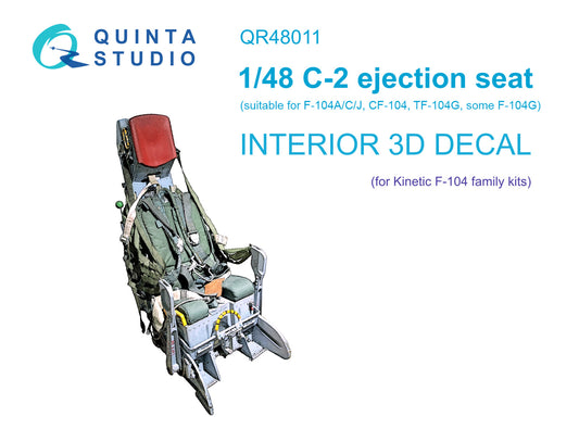 Quinta Studio QR48011 1:48 C-2 seat for Lockheed F-104 family