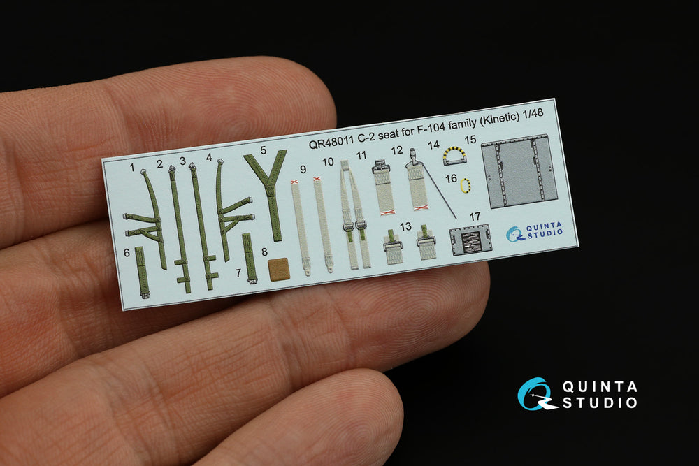 Quinta Studio QR48011 1:48 C-2 seat for Lockheed F-104 family