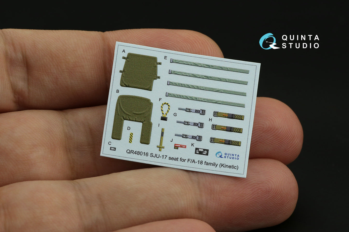 Quinta Studio QR48016 1:48 SJU-17 ejection seat for F/A-18 family
