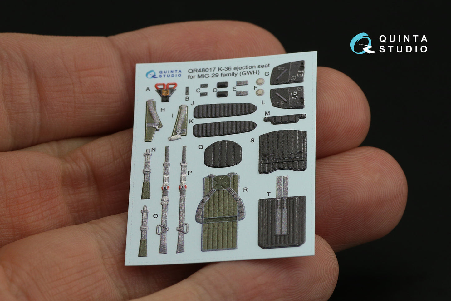 Quinta Studio QR48017 1:48 K-36 ejection seat for Mikoyan MiG-29 family