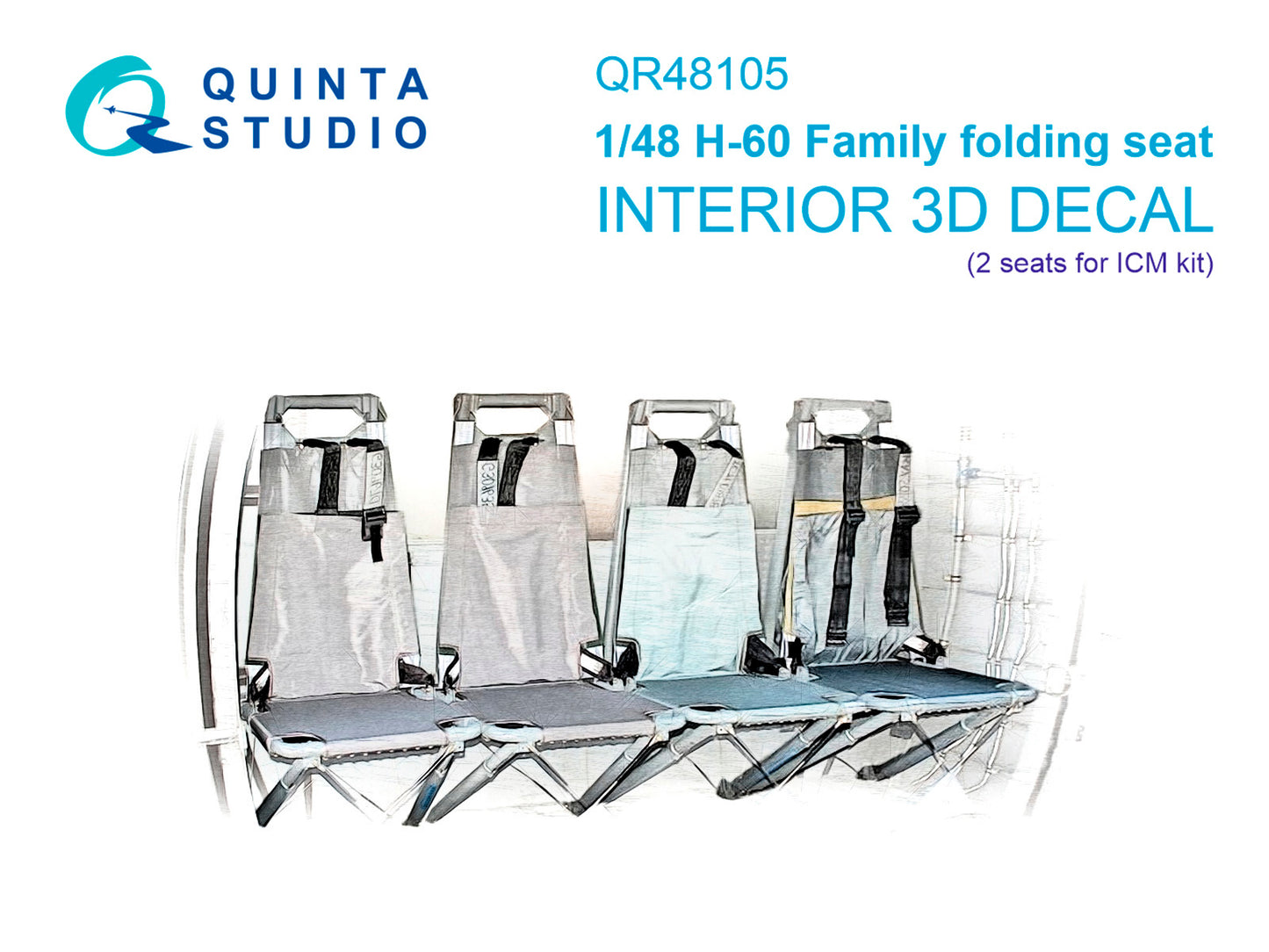 Quinta Studio QR48105 1:48 Sikorsky H-60 family folding seat