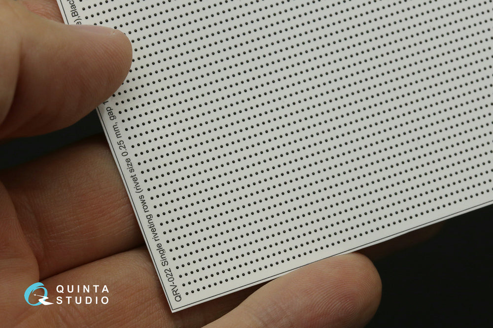 Quinta Studio QRV-022 1:24 Single riveting rows