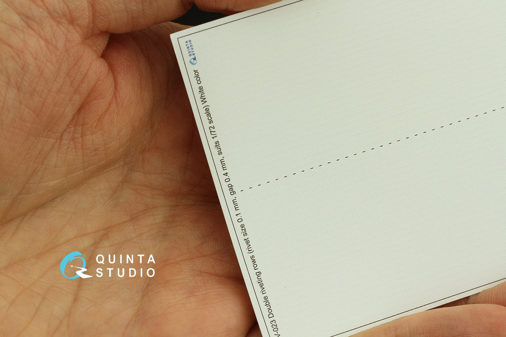 Quinta Studio QRV-023 1:72 Double riveting rows