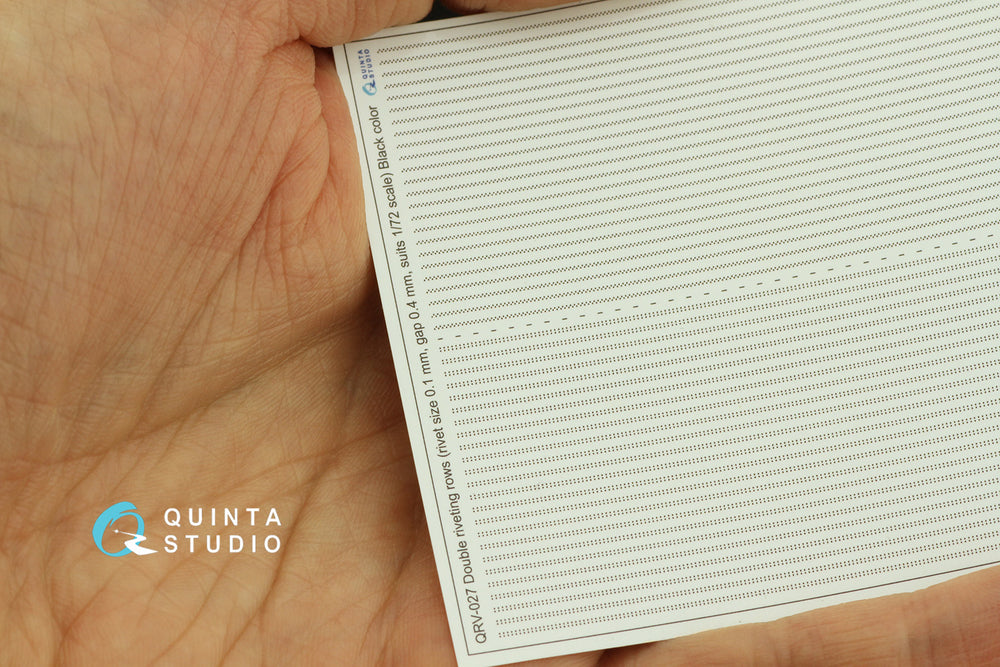 Quinta Studio QRV-027 1:72 Double riveting rows