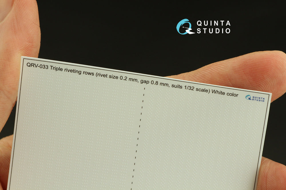 Quinta Studio QRV-033 1:32 Triple riveting rows