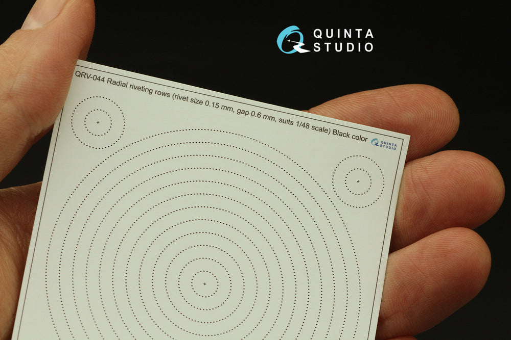 Quinta Studio QRV-044 1:48 Radial riveting rows