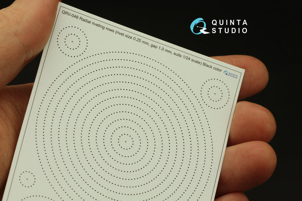 Quinta Studio QRV-046 1:24 Radial riveting rows