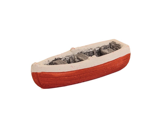 Harburn Hamlet QS416 Painted Rowing Boat HO/OO Gauge