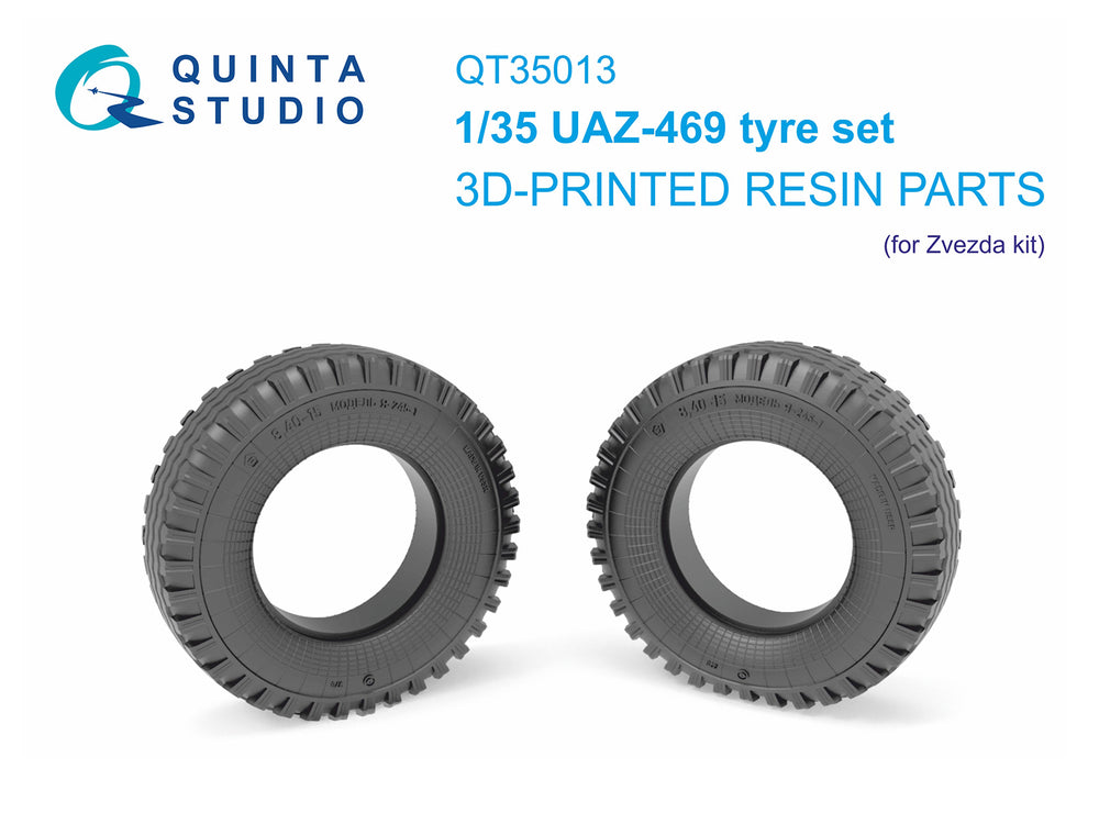 Quinta Studio QT35013 1:35 UAZ-469 Family tyre set