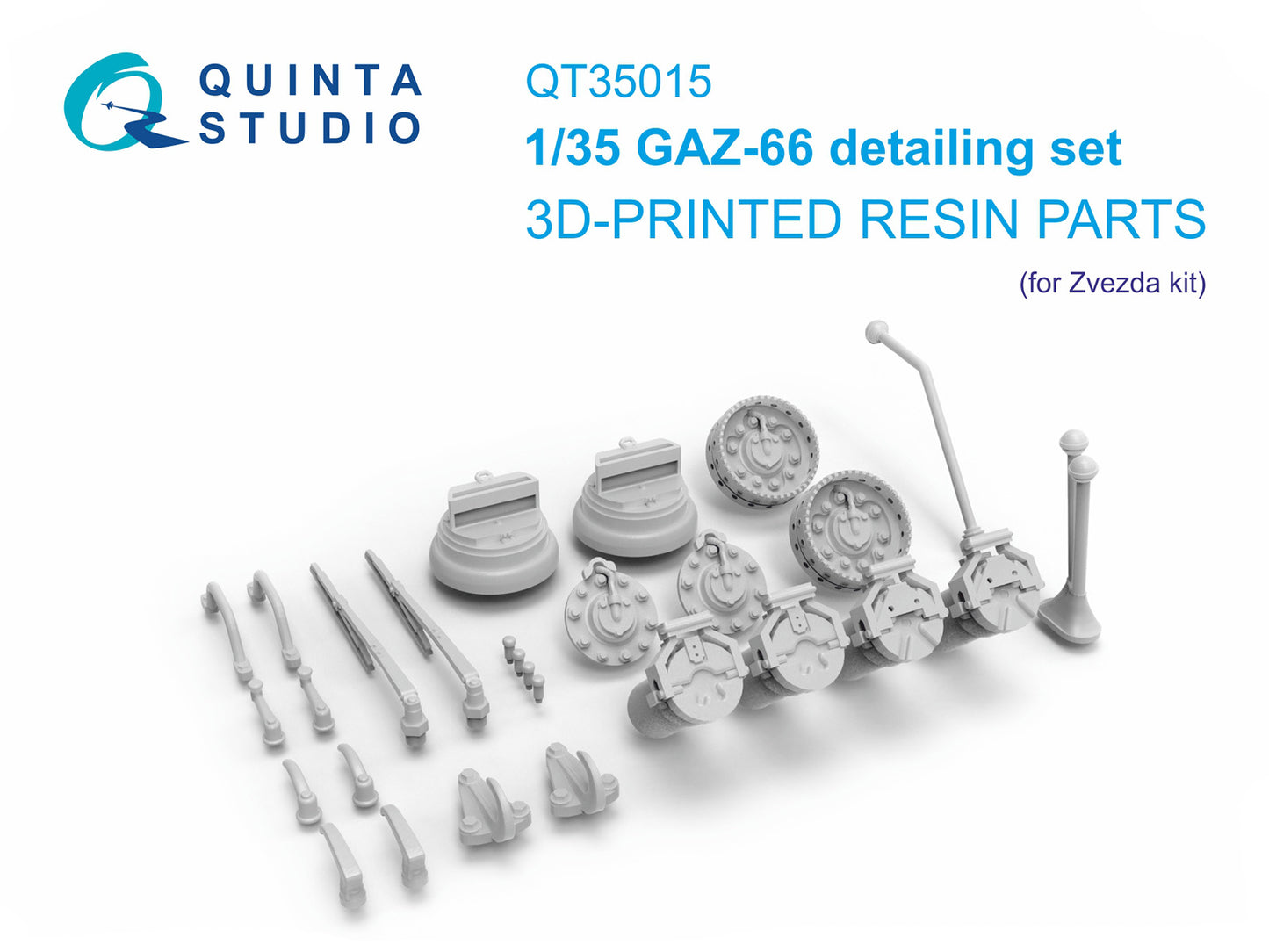 Quinta Studio QT35015 1:35 GAZ-66 detailing set