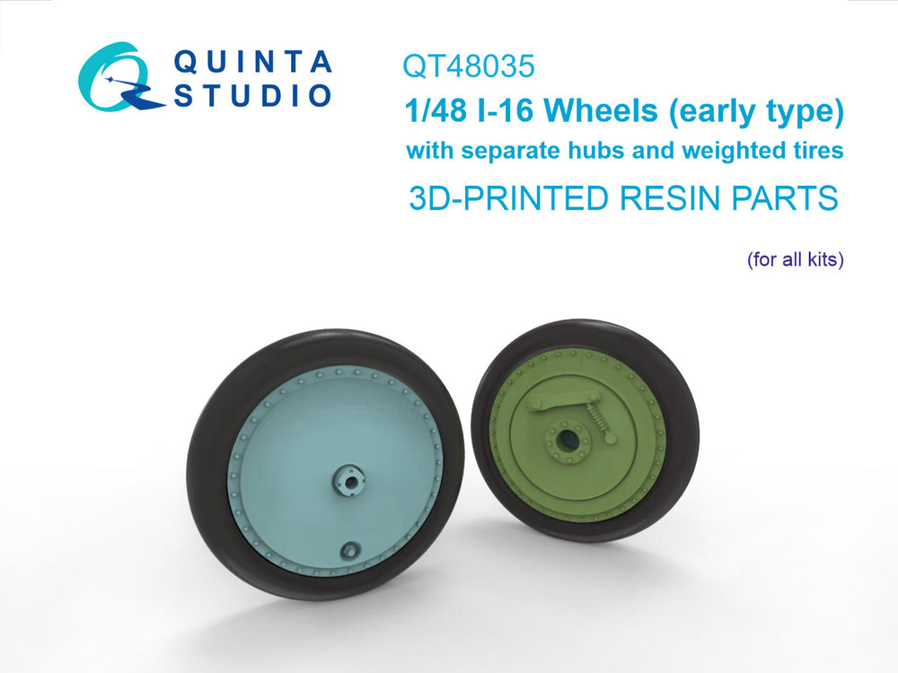 Quinta Studio QT48035 1:48 Polikarpov I-16 Wheels
