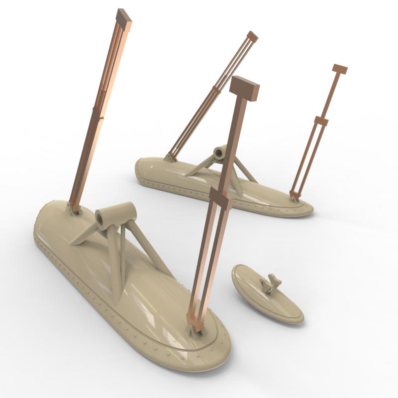 Quinta Studio QT48037 1:48 Polikarpov I-16 Ski landing gear