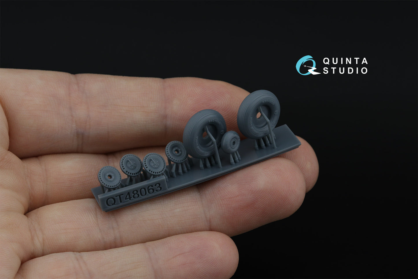 Quinta Studio QT48063 1:48 LaGG-3/MiG-3/La-5/La-7/La-9/Yak Wheels