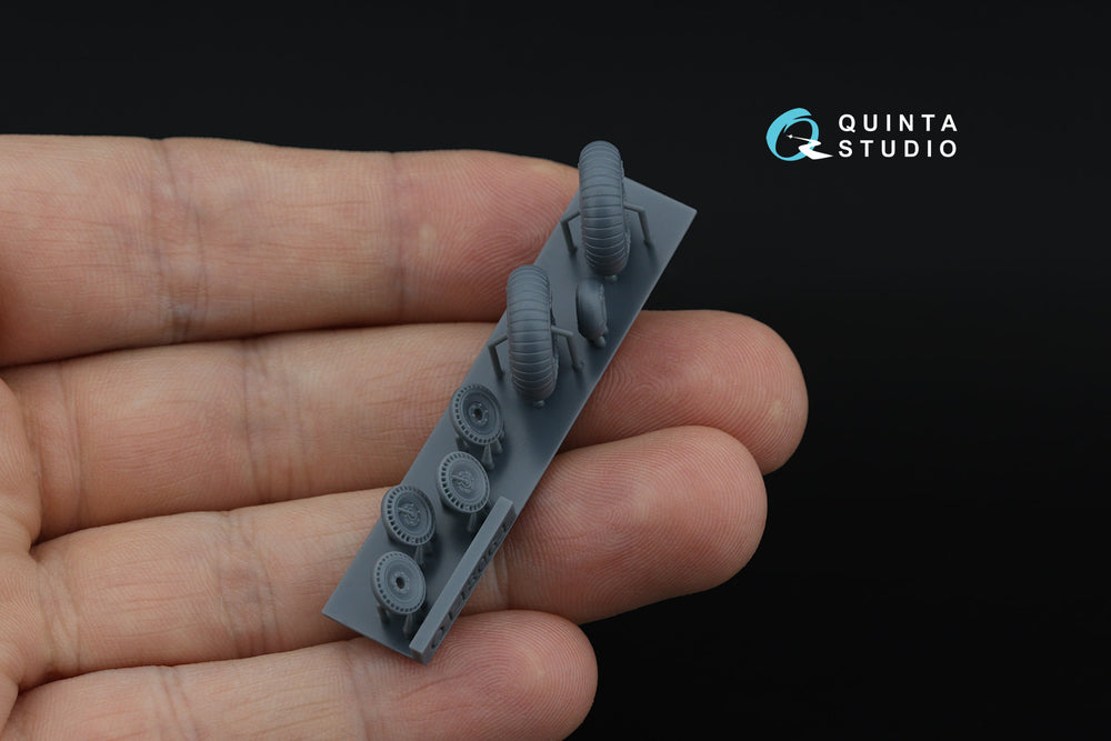 Quinta Studio QT48064 1:48 LaGG-3/MiG-3/La-5/La-7/La-9/Yak Wheels