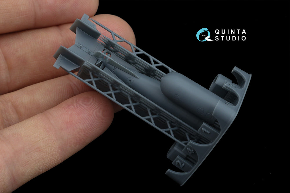 Quinta Studio QT48076 1:48 Italian WWII aircraft torpedo F200-450
