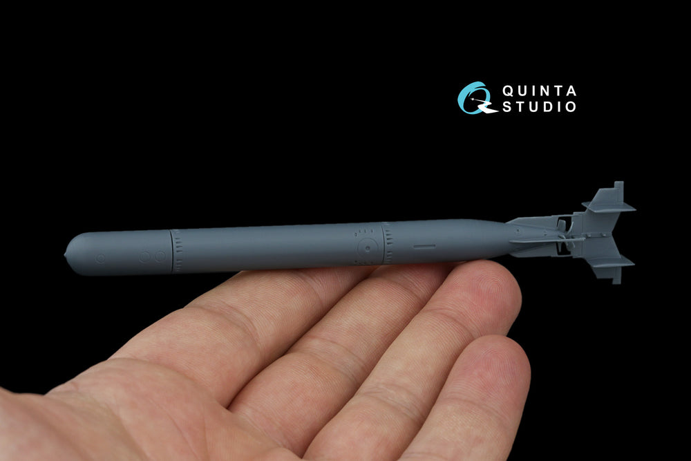 Quinta Studio QT48076 1:48 Italian WWII aircraft torpedo F200-450