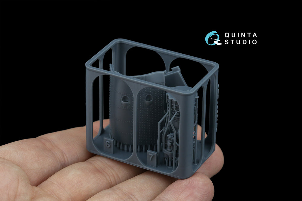 Quinta Studio QT48081 1:48 Kamov Ka-52/Ka-52M Engine with bay & cover, portside