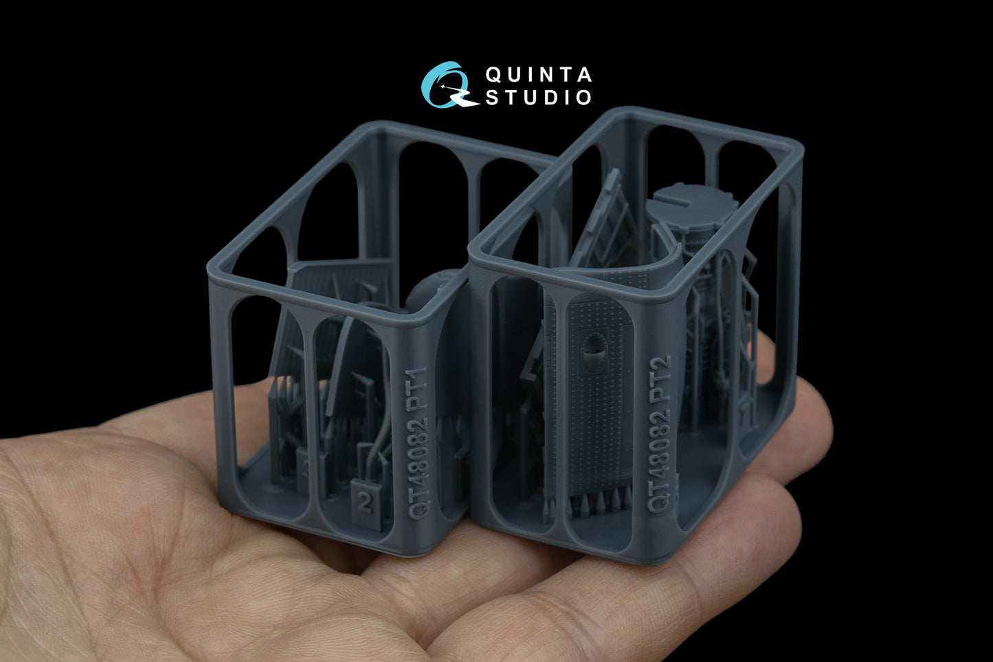 Quinta Studio QT48082 1:48 Kamov Ka-52/Ka-52M Engine with bay & cover, starboard